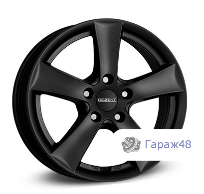 Dezent TX R16 / 6.5J PCD 5x114.3 ET 48 ЦО 71.6 Литые Черный матовый